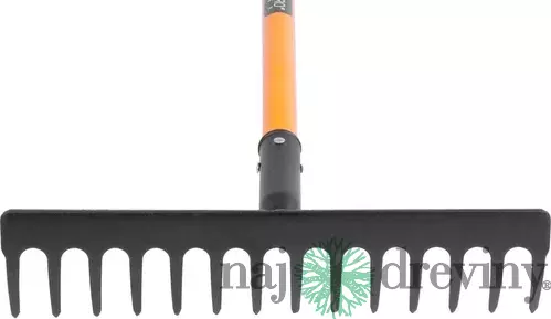 Hrable Strend Pro, 14 zubé, sklolaminátová násada 1500 mm