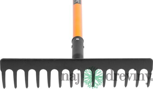 Hrable Strend Pro, 14 zubé, sklolaminátová násada 1500 mm