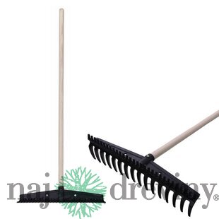 Hrable záhradne Strend Pro Premium S891, 445x115 mm, 16 zubé, drevená násada