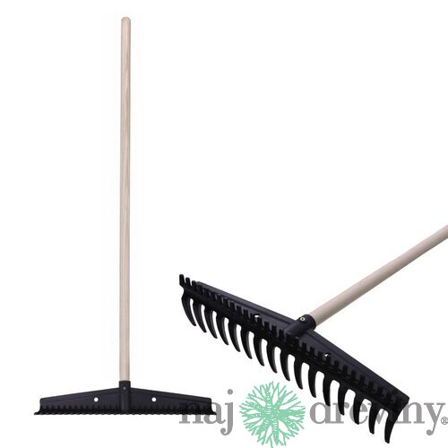 Hrable záhradne Strend Pro Premium S891, 445x115 mm, 16 zubé, drevená násada