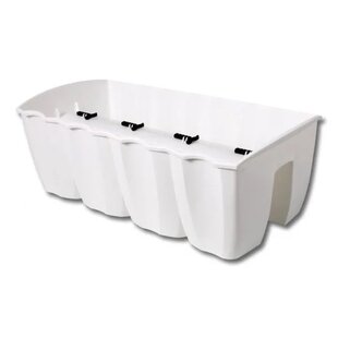 Hrantík CROWN na zábradlie plastový 58x28cm, biela
