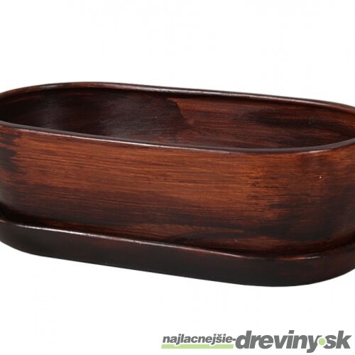 Hrantík KAKTUS O WOOD + podmiska keramický matný 34cm