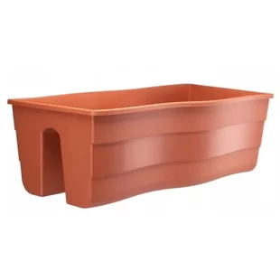 Hrantík WAVE na zábradlie plastový 60cm, tehlovočervená
