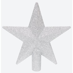 Hviezda na stromček - strieborná