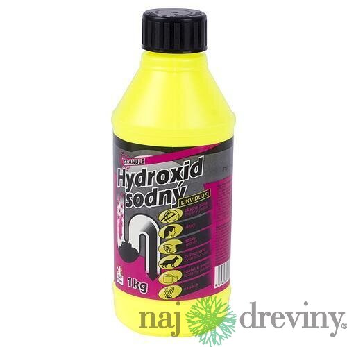 Hydroxid sodný 1 kg, čistič na odpad, na sifón, Mikrogranule
