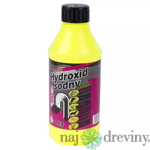 Hydroxid sodný 1 kg, čistič na odpad, na sifón, Mikrogranule