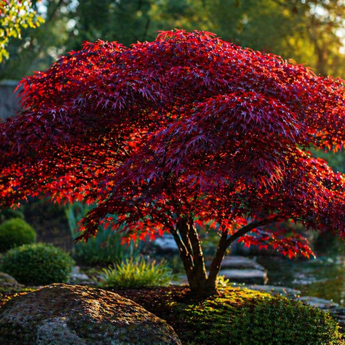Javor japonský Atropurpureum, výška 80/100 cm, v črepníku Acer palmatum Atropurpureum