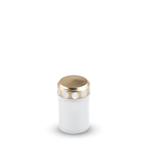 Kahanec Grave, biely plast, 20 h, 80 g, 8,5 cm, na hrob