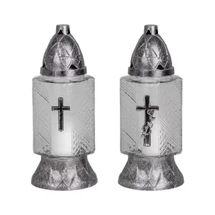 Kahanec Grave, sklo, Kríž, 20 h, 70 g, 24 cm, na hrob