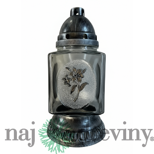 Kahanec strieborný s ružou