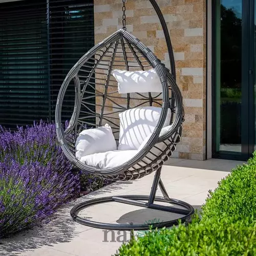 Kreslo BALI, PE rattan, hojdacie