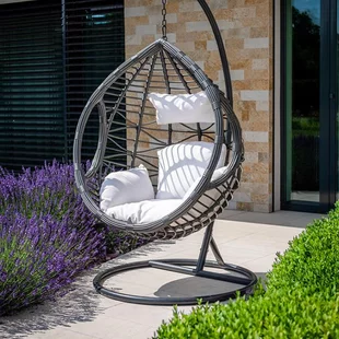 Kreslo BALI, PE rattan, hojdacie