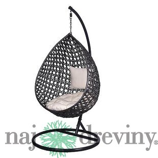 Kreslo JAKARTA, PE, rattan, hojdacie