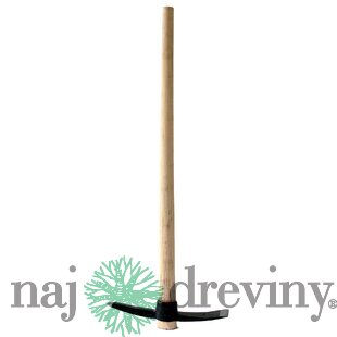 Krompáč P-415.WH 1500 g, zalesňovací, drevená násada