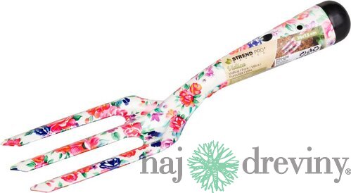 Kultivátor Strend Pro, záhradnícky, ručný, potlač kvetov, kovový, Ladies line