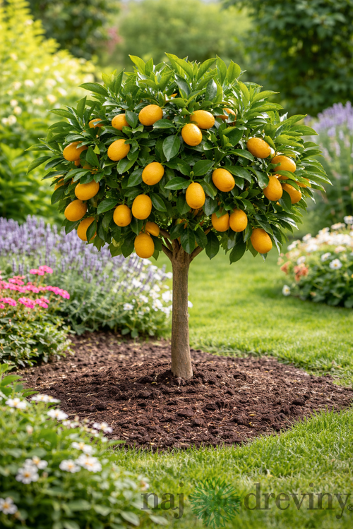 Kumkvat /Fortunella/ na kmienku, výška 20/50cm, v črepníku Citrus japonica