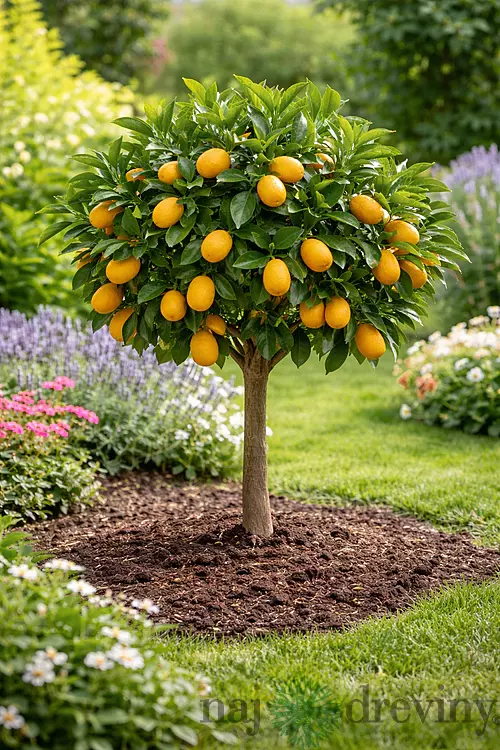 Kumkvat /Fortunella/ na kmienku, výška 20/50cm, v črepníku Citrus japonica