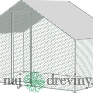 Kurín Strend Pro, pre hydinu, voliéra, klietka, kurnik, so strechou, 3x2x2 m