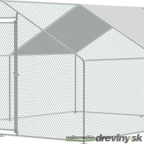 Kurín Strend Pro, pre hydinu, voliéra, klietka, so strechou, 3x4x2 m