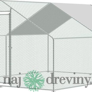 Kurín Strend Pro, pre hydinu, voliéra, klietka, so strechou, 3x4x2 m