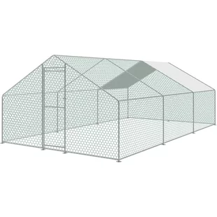 Kurín Strend Pro, pre hydinu, voliéra, klietka, so strechou, 3x6x2 m