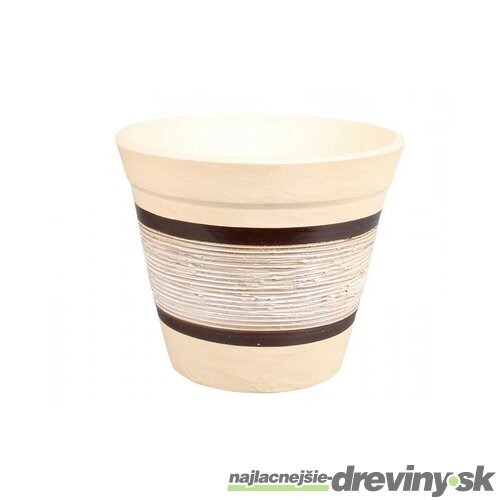 Kvetináč ASTREA prírodná kamenina d26cm