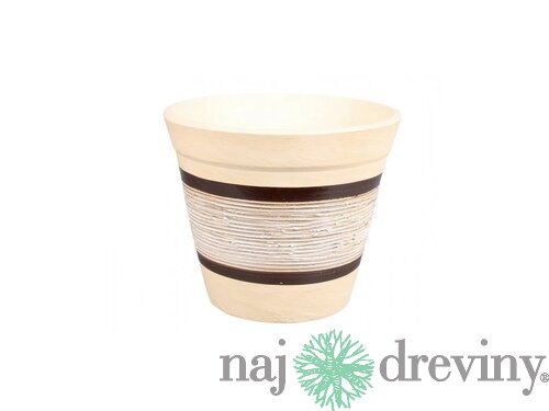 Kvetináč ASTREA prírodná kamenina d26cm