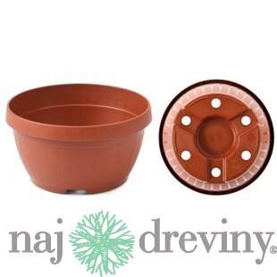 Kvetináč Classic 7l, rozmer 26 x 10 cm, terakota