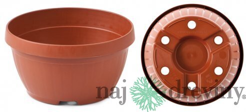 Kvetináč Classic 7l, rozmer 26 x 10 cm, terakota