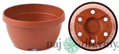 Kvetináč Classic 7l, rozmer 26 x 10 cm, terakota