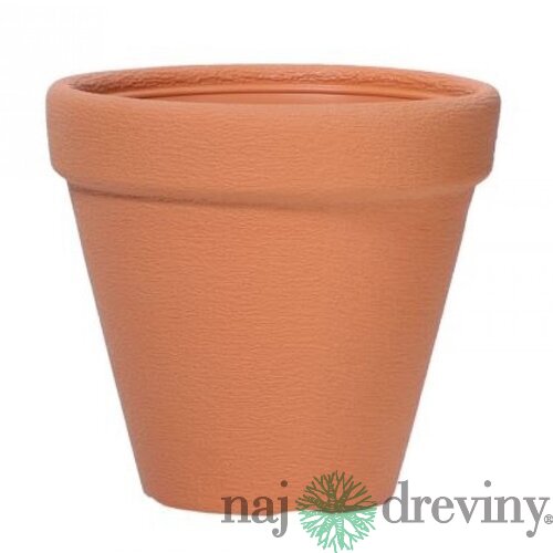 Kvetináč Classic 7l, rozmer 26 x 10 cm, terakota, s vešiakom