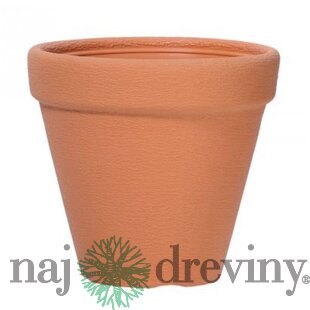 Kvetináč Classic 7l, rozmer 26 x 10 cm, terakota, s vešiakom