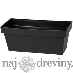 Kvetináč CUBE CASE DCUC400, antracit, 392x182x160 mm