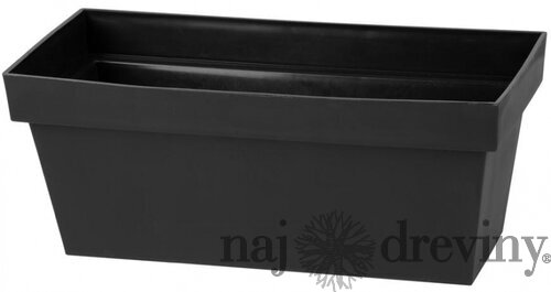 Kvetináč CUBE CASE DCUC400, antracit, 392x182x160 mm