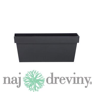 Kvetináč CUBE CASE DCUC600, antracit, 587x264x236 mm