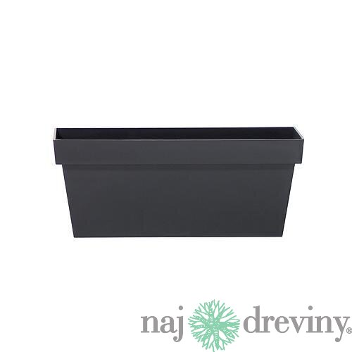 Kvetináč CUBE CASE DCUC600, antracit, 587x264x236 mm