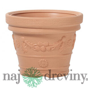 Kvetináč DECORA 300x235 mm, terakota
