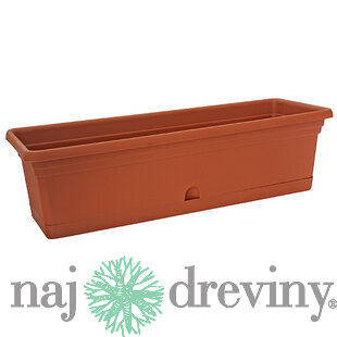 Kvetináč ICS MELISSA 60x20x16 cm, 11 lit., truhlík, podložka