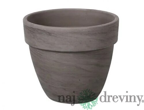 Kvetináč LEVANTE BASALT keramický d26x22cm