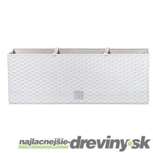 Kvetináč RATO Case 500, biely, CWS, zavlažovací systém