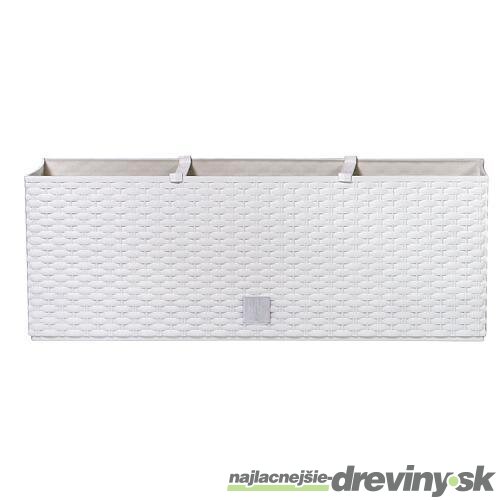 Kvetináč RATO Case 500, biely, CWS, zavlažovací systém
