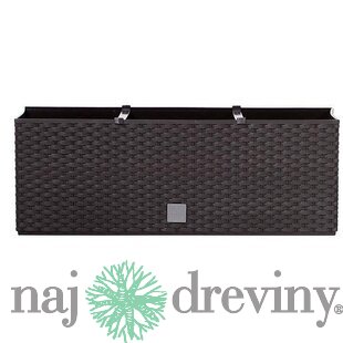 Kvetináč RATO Case 500, hnedý, CWS, zavlažovací systém