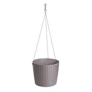 Kvetináč RATO Round WS 260, mocca, závesný, s vešiakom