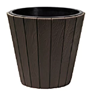 Kvetináč s vložkou WOODE 490, 54 lit., hnedý