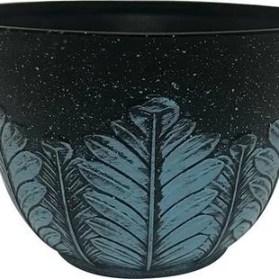 Kvetináč Strend Pro Flower, 30x19 cm, šedo-modrý