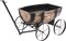 Kvetináč Strend Pro Woodeff, 41,5x29x19cm, whiskey barel wagon