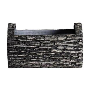 Kvetináč Strend Pro Woodeff, walnut, 22x35 cm, truhlík, kmeň, efekt dreva