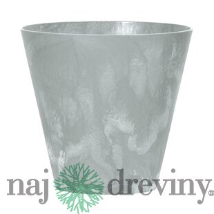 Kvetináč TUBUS Beton 250x233 mm, vzhľad betón