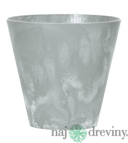Kvetináč TUBUS Beton 250x233 mm, vzhľad betón