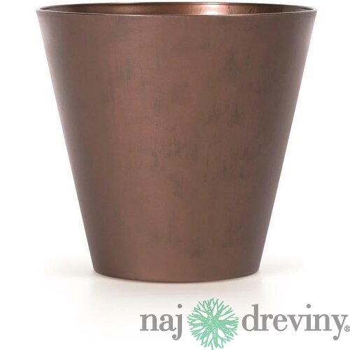 Kvetináč TUBUS Corten 400x373 mm, medený vzhľad